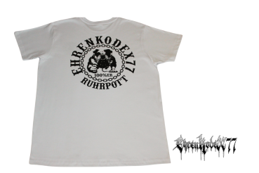 Street-Line T-Shirt "Ehrenkodex77", weiß, hochwertiger Siebdruck OEB